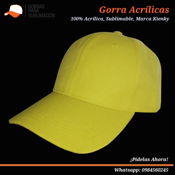 Gorras Acrílicas para Sublimar Estampar y Bordar