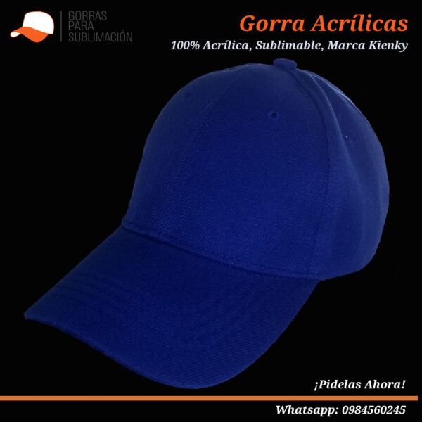 Gorras Acrílicas para Sublimar Estampar y Bordar