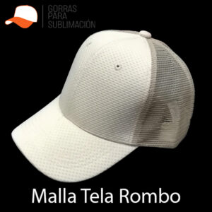 gorras de malla y tela tipo rombo Kienky