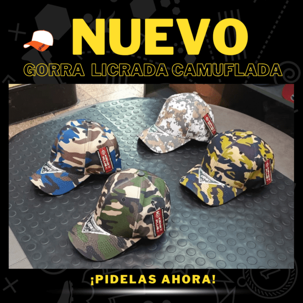 Gorras Licrada Camuflada Cerrada Kienky